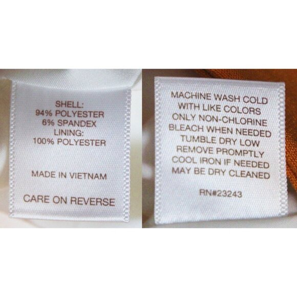 Eva Mendes Pencil Skirt sz 14 Knee Length White Sunrise Beach Party Spring Lined - Picture 7 of 7